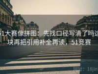 51大赛像拼图：先找口径写清了吗这块再把引用补全再读，51竞赛