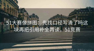 51大赛像拼图：先找口径写清了吗这块再把引用补全再读，51竞赛
